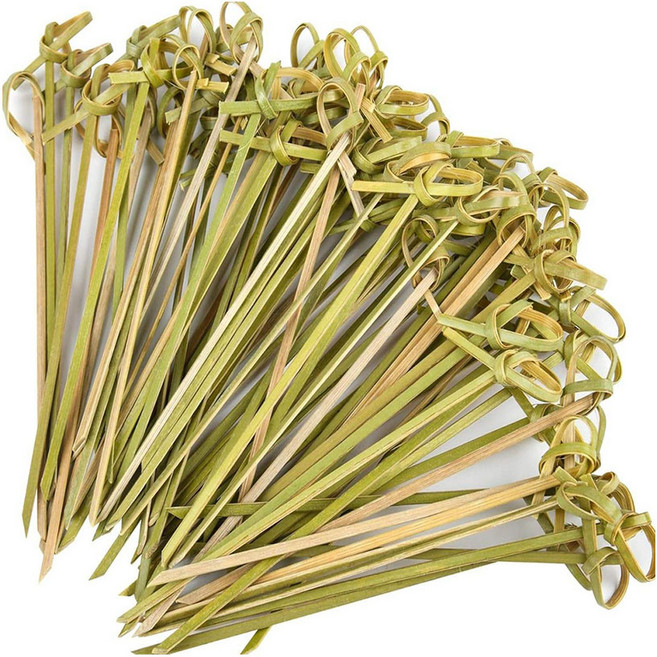 일회용 대나무 화꼬지 12cm 3봉, 3개, 100개입