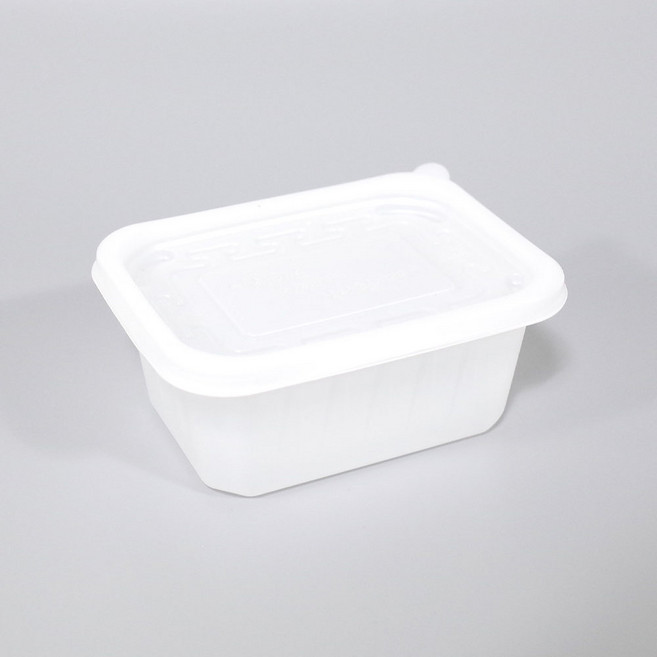 와요와요팩 일회용 반죽용기 배달 포장용기 400ml 백색, 1개, 50세트