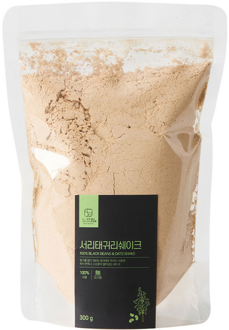 느으림 건강하게 두 번 볶은 국내제조 서리태귀리쉐이크, 3개, 300g
