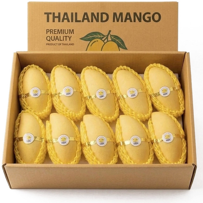 [항공직송] 태국 망고 남독마이 골드망고, 1박스, 2.5kg 대과(5-8수)