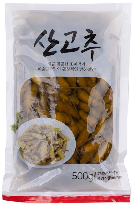 신슈 산고추 500g 코우 고추절임 산고추지, 1개