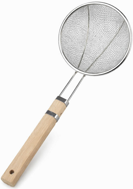 스텐 채반 손잡이 튀김기 건지개 면건지기, 1개