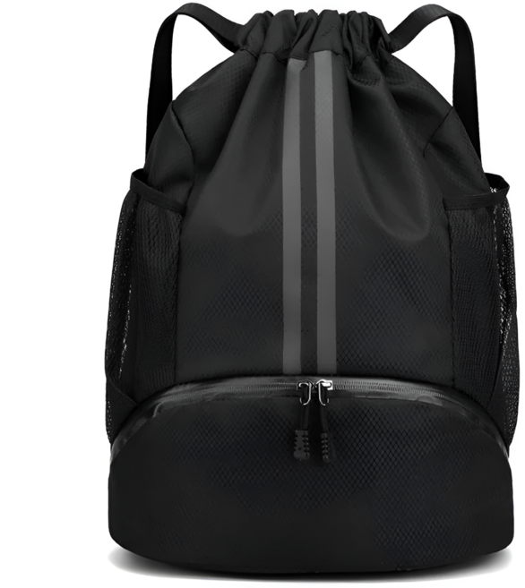 매일다미 스포츠 운동 가방, 1개, 블랙