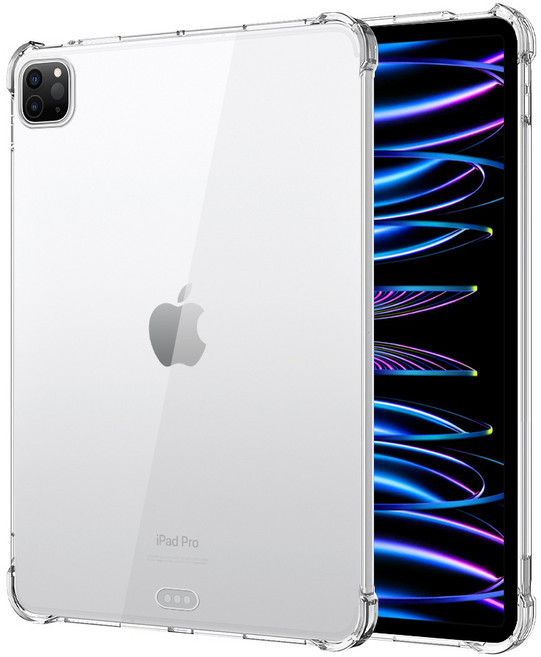 뷰씨 아이패드 충격보호 범퍼 투명 젤리 태블릿 PC 케이스