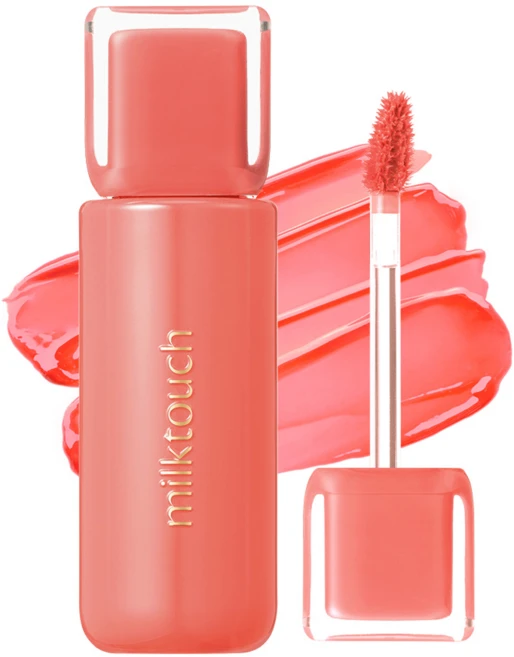 밀크터치 젤리핏 유리알 광채 글로우 틴트, 02. 피치 온 탑, 4g, 1개 - 쿠팡