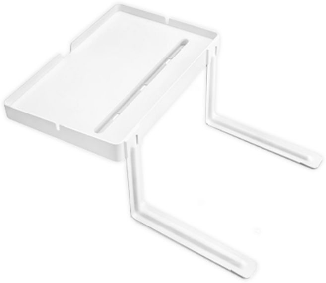 라슈에뜨 무타공 침대 사이드 테이블 휴대폰 다용도 거치대 보조 선반 폰 베드 퓨어화이트, 퓨어화이트 (1개), 1
