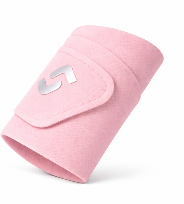 DW 컬러풀 엄지손가락 손목보호대 아대 헬스 요가 스포츠, 핑크, 1개