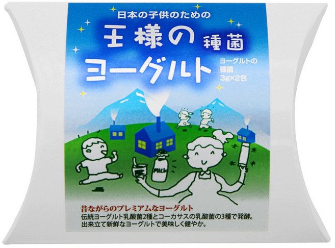 [하나마이 공식 수입 총판] 왕의 유산균 캐피어 종균 1세트_플레인 요거트 요구르트 스타터 프로바이오틱스, 3g, 2개입, 1개