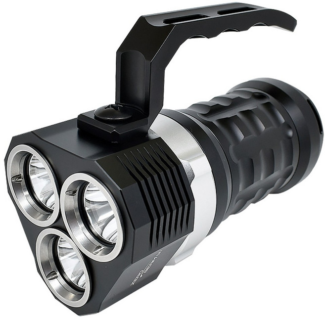 제로빔 DX7 후레쉬 LED 육상 탐색 해루질 방수랜턴, DX7 배터리4개 4구충전기 1개 포함세트