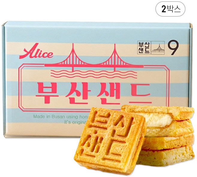 부산샌드 오리지널맛 버터샌드 수제쿠키, 270g, 2박스