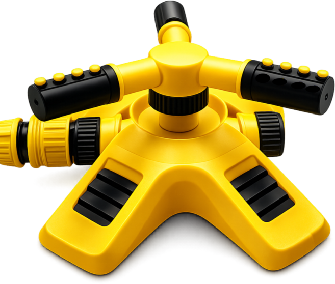 가드닝타쿠 고급형 360도 자동 회전 강력 스프링쿨러 본체, 1개, 1개