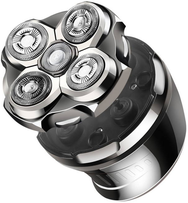 무선 전기 면도기 5헤드 C타입 충전식 방수, 실버, 5헤드 전기면도기