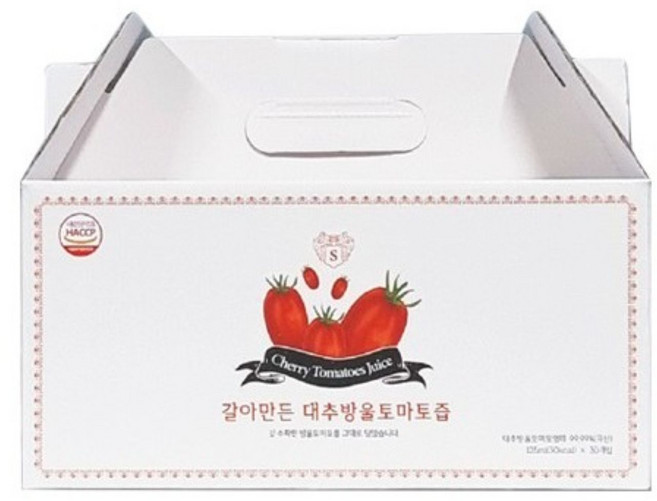 방울토마토 즙 30포 3박스 구매시 1박스 추가 발송, 120개, 125ml
