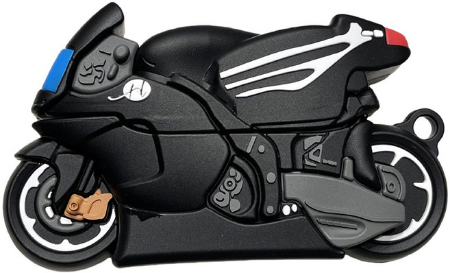 루톰 갤럭시 버즈3 / 버즈3프로 디자인 케이스, 레이싱오토바이, 1개