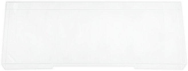 라슈에뜨 키보드 커버 투명 아크릴 튼튼 내구성 완벽 먼지 차단 효과 마우스 키보드 덮개 보호 케이스, 1개, 일체형 커버 (55 x 20 x 7.5 cm)