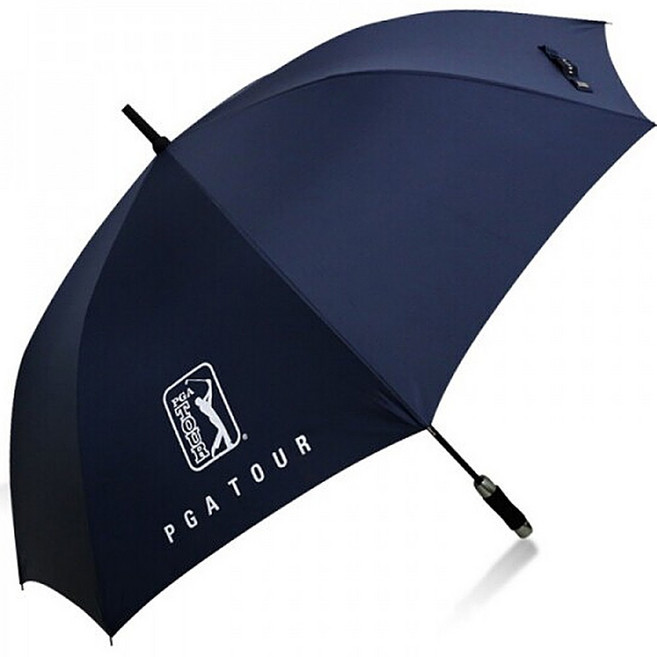 그린피플 PGA투어 75 자동 무지 골프 장우산 2컬러, 네이비
