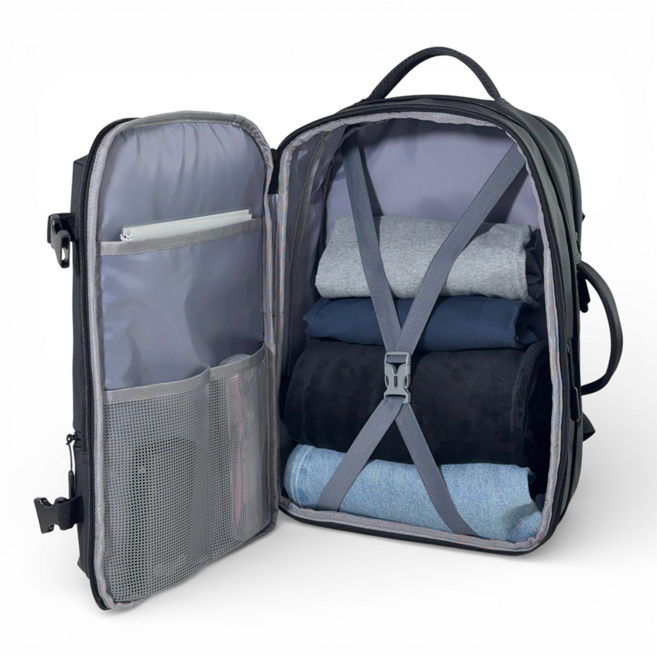 [확장형 30-38L] 트레노 여행용 백팩 노트북 대용량 기내용 배낭 직장인