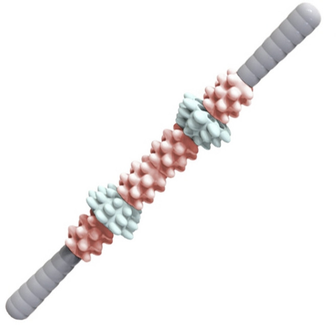 편한생활연구소 핏바디 마사지 스틱, 혼합, 1개