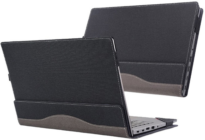 스냅케이스 갤럭시북4 갤럭시북3 갤럭시북2 노트북 가죽 케이스 파우치, 16인치 차콜그레이, 1개