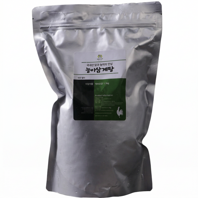 능이삼계탕, 2세트, 1.3kg