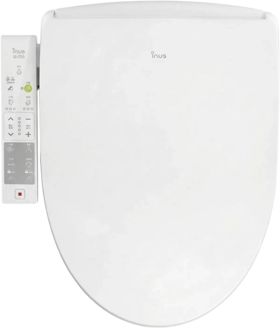 이누스 비데 방수 필터없는 99.9% 살균 탈취기능 건조, IS-735, 고객직접설치