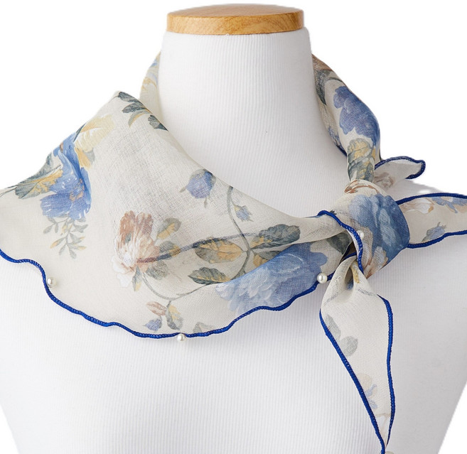 아우름 미니 쁘띠 삼각 스카프 꽃무늬 시리즈 16종