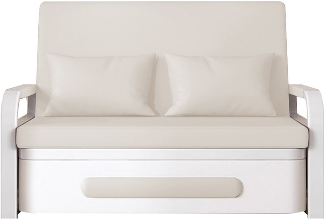 SeekFun 접이식 쇼파베드 2인용 방수 대용량 침대밑 수납공간 그레이 베이지, 배이지