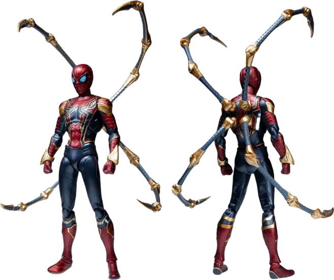 하이플레이 창세 모왕 1/12 아이언 스파이더 가동 프리페인팅 조립 프라모델