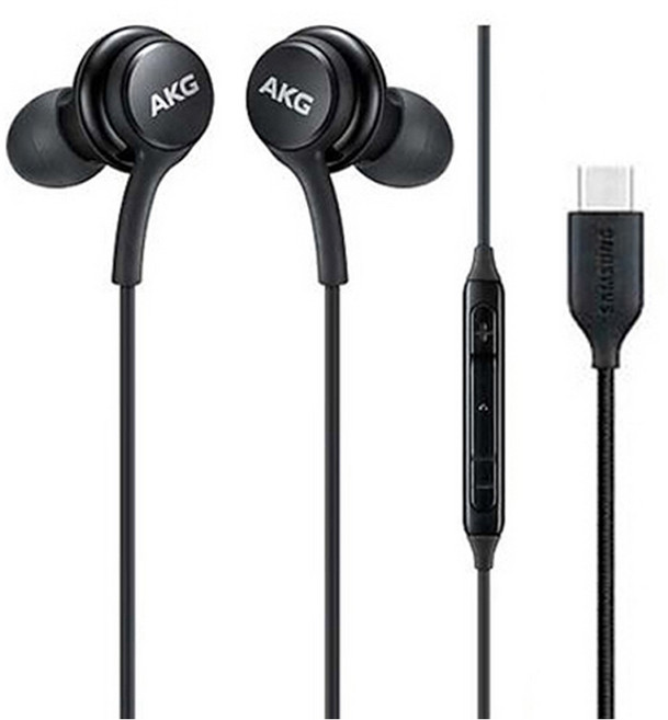 삼성전자 AKG C타입 유선이어폰 라디오가능 FM 울트라 아이폰 16 17 프로 사용가능 이어폰, 1, 블랙
