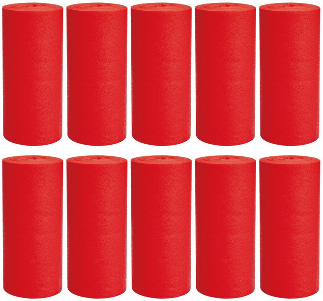 툴리드 국내생산 에어컨 배관 보온테이프 PVC 마감 매직테이프 실외기 호스 전선 테이프, 빨간색, 10개