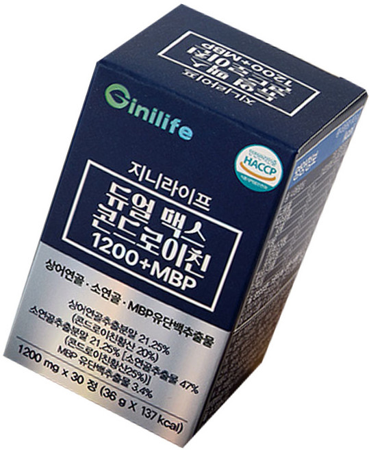 [MJ-STORY] 지니라이프 듀얼맥스 콘드로이친1200, 12세트, 30회분