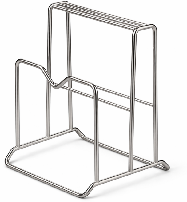 칼꽂이 도마 거치대, 1개, 실버