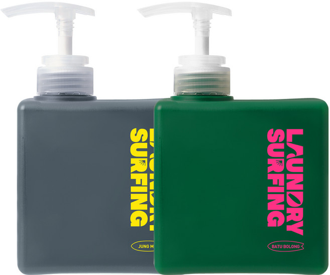 런드리서핑 초고농축 운동복 세제 바투볼롱 500ml + 중문 500ml 세트 땀냄새 제거, 1세트