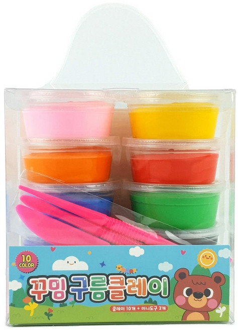 꾸밈구름클레이세트(10색), 1개