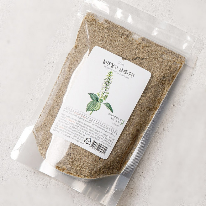 농부창고 [국산100%] 들깨가루 원적외선 볶은 거피 탈피 300g, 1개