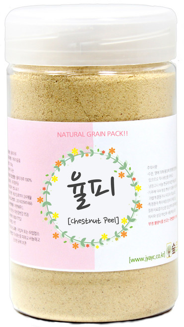 숲으로허브 천연곡물팩 율피가루 통 110g, 1개, 1개입