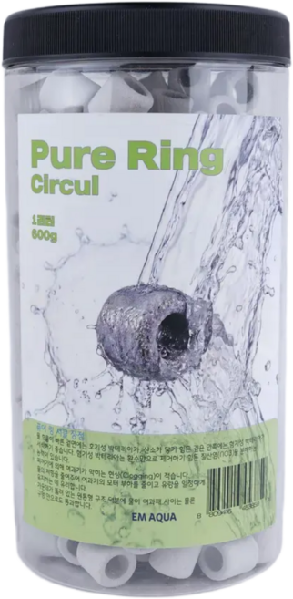 수족관 어항 여과기 여과제 퓨어링 퓨어볼 퓨어블록 3종, 1개