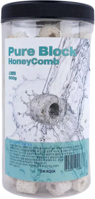 수족관 어항 여과기 여과제 퓨어링 퓨어볼 퓨어블록 3종, 1개