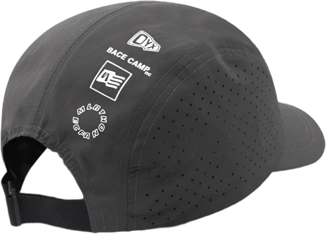 더하임 남녀공용 초경량 메쉬 러닝 모자 UV차단 통기성 스포츠 등산 숏챙 캡, 다크그레이, 1개