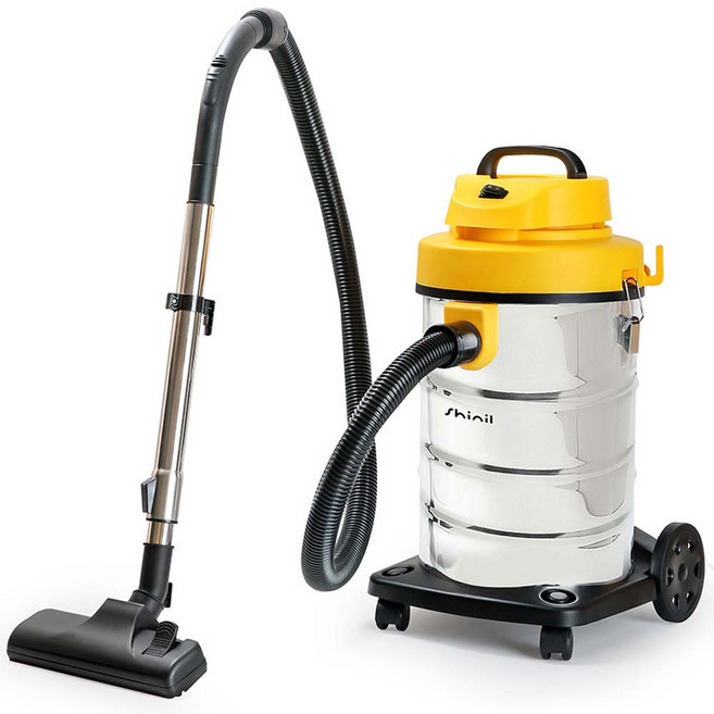 초강력 25L 신일 업소용청소기 흡입력 좋은 공업용 산업용 건습식 유선 진공청소기, 옐로우, SVC-HSS1400