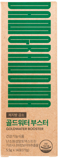 청담할머니 골드워터 부스터 단기간 식수 다이어트 보조제 1BOX 1주분, 1개, 70g