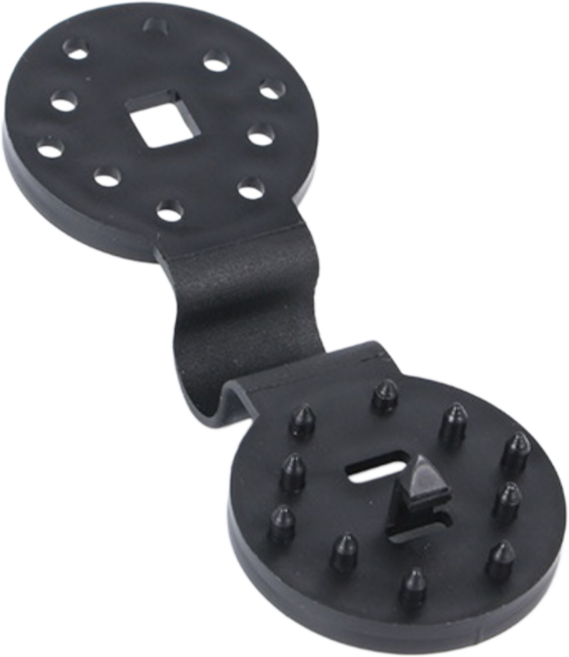 지나로 강풍대비 고강도 차광막 고정클립 100개, 블랙