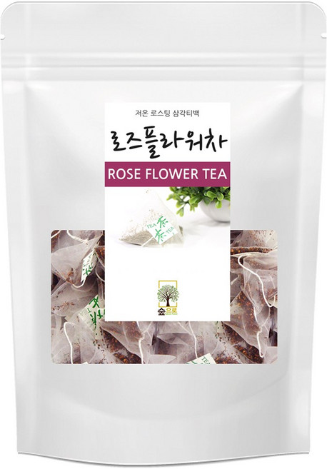 로즈플라워 25티백 숲으로허브 삼각티백, 25g, 25개입, 1개