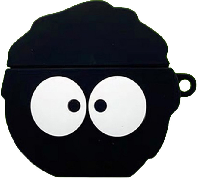 루톰 갤럭시 버즈3 / 버즈3프로 디자인 케이스, 블랙슬라임, 1개