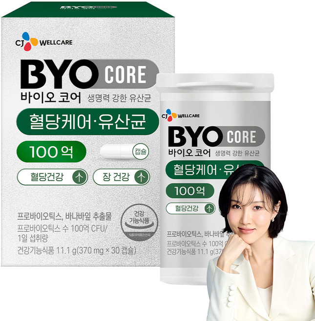 바이오코어 혈당케어 유산균, 30회분, 11.1g, 1박스