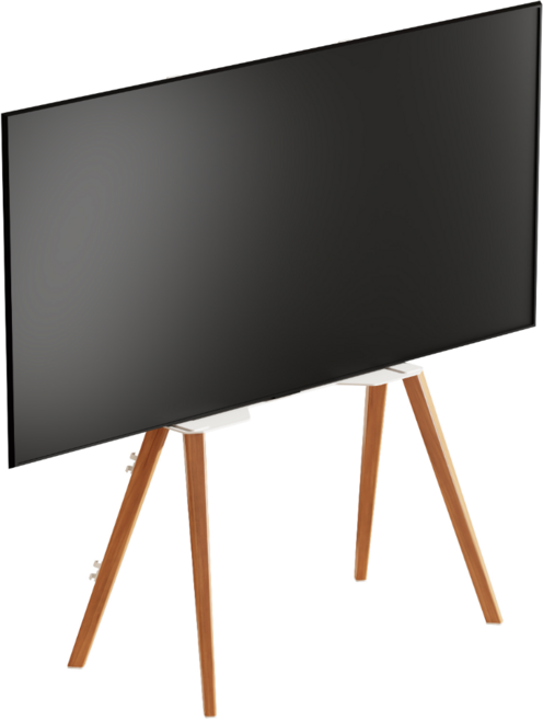 다드림마운트 이젤형티비거치대 TV스탠드 65인치 55인치 벽면밀착형 삼성LG호환 43인치, 화이트 (ARTEMIS M), 1개