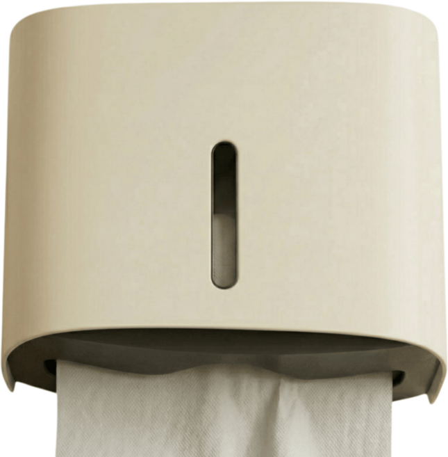 지나로 대용량 무타공 접착형 핸드타올 물티슈 디스펜서, 화이트, 1개