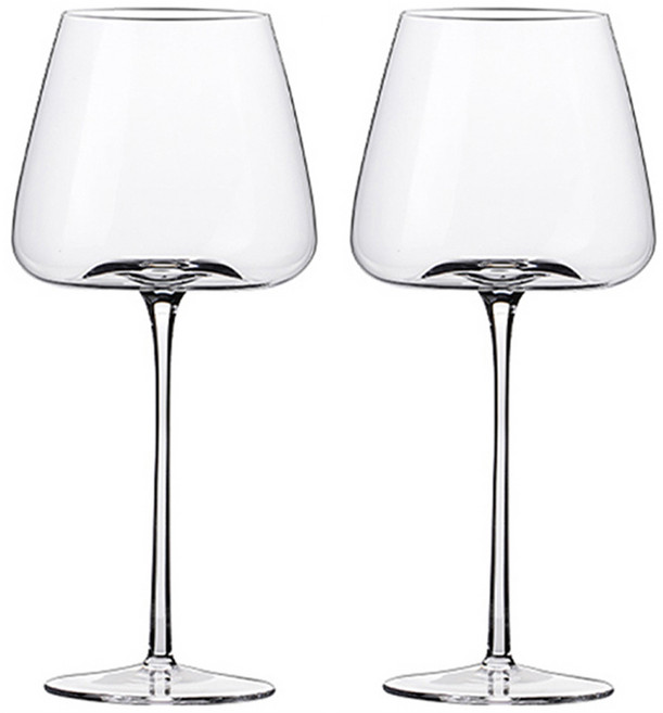 수요연차 글램 고블렛잔 크리스탈 스월링 대형 와인잔 세트, 580ml, 1개