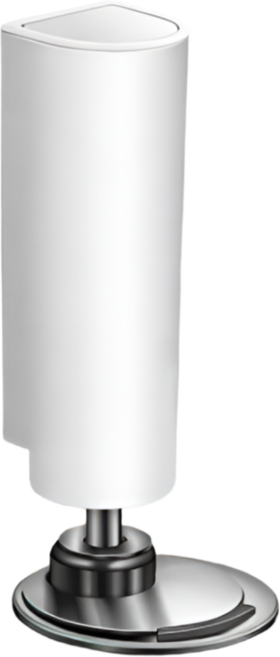 모어벨 무타공 도어 스토퍼 자석, 화이트, 1개