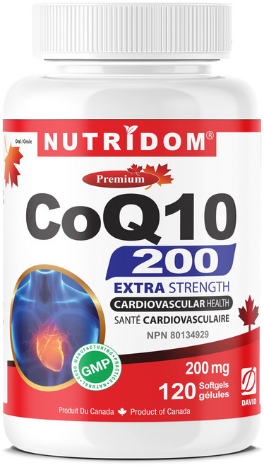 뉴트리돔 코큐텐 CoQ10 200mg 엑스트라 스트렝스 120정, 1개